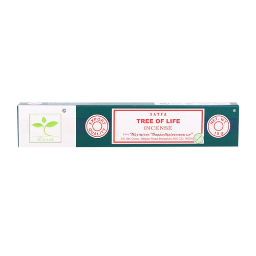 6 Packs of Tree of Life Earth Incense by Satya