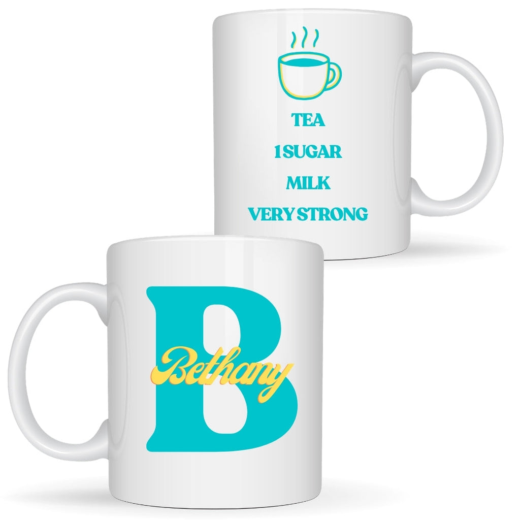 Personalised Tea Order with Name Mug Gift | Ceramics