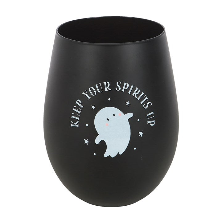 Keep Your Spirits Up Stemless Ghost Glass - Glasses & Barware - Inspired Creative Gifts