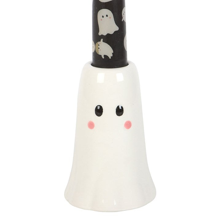 Sweet Ghost Candle Holder with Taper Candle - Candle Holders - Inspired Creative Gifts