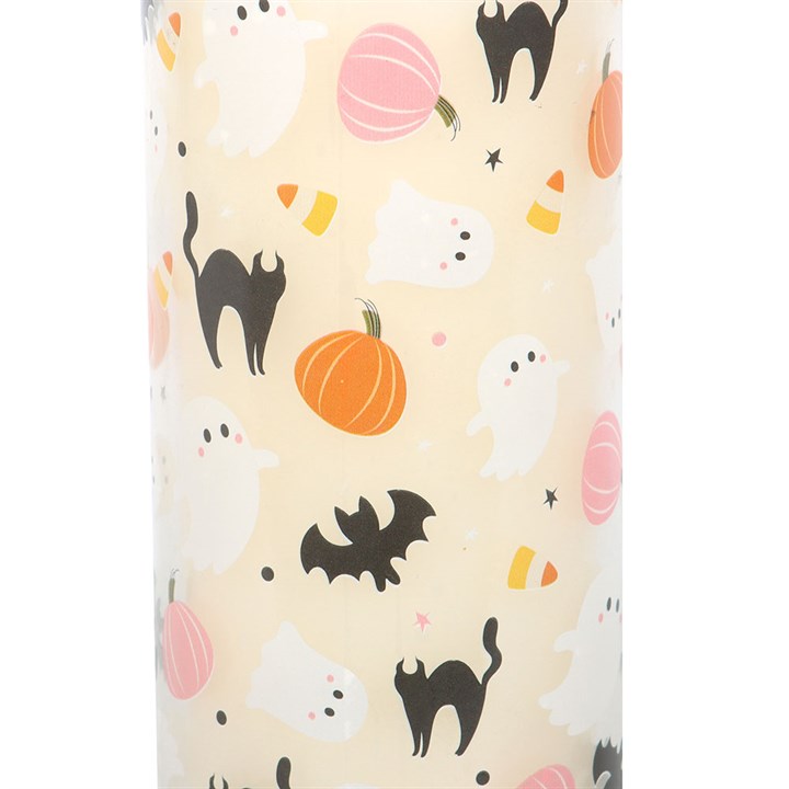 Sweet and Spooky Print Candy Corn Tube Candle - Candles - Inspired Creative Gifts