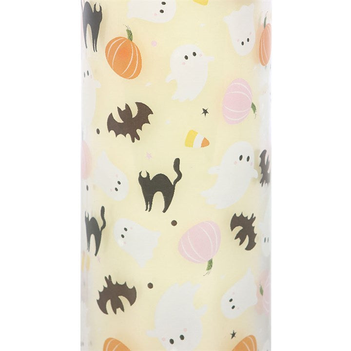 Sweet and Spooky Print Candy Corn Tube Candle - Candles - Inspired Creative Gifts