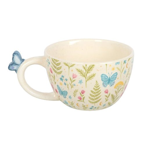 Luna Bloom Floral Print Mug with Butterfly | Inspired Creative Gifts