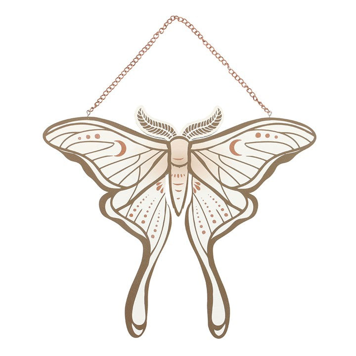 Luna Moth Hanging Sign - Sign - Inspired Creative Gifts