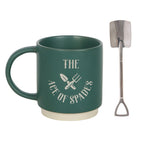 Ace of Spades Mug with Spade Spoon for Father's Day