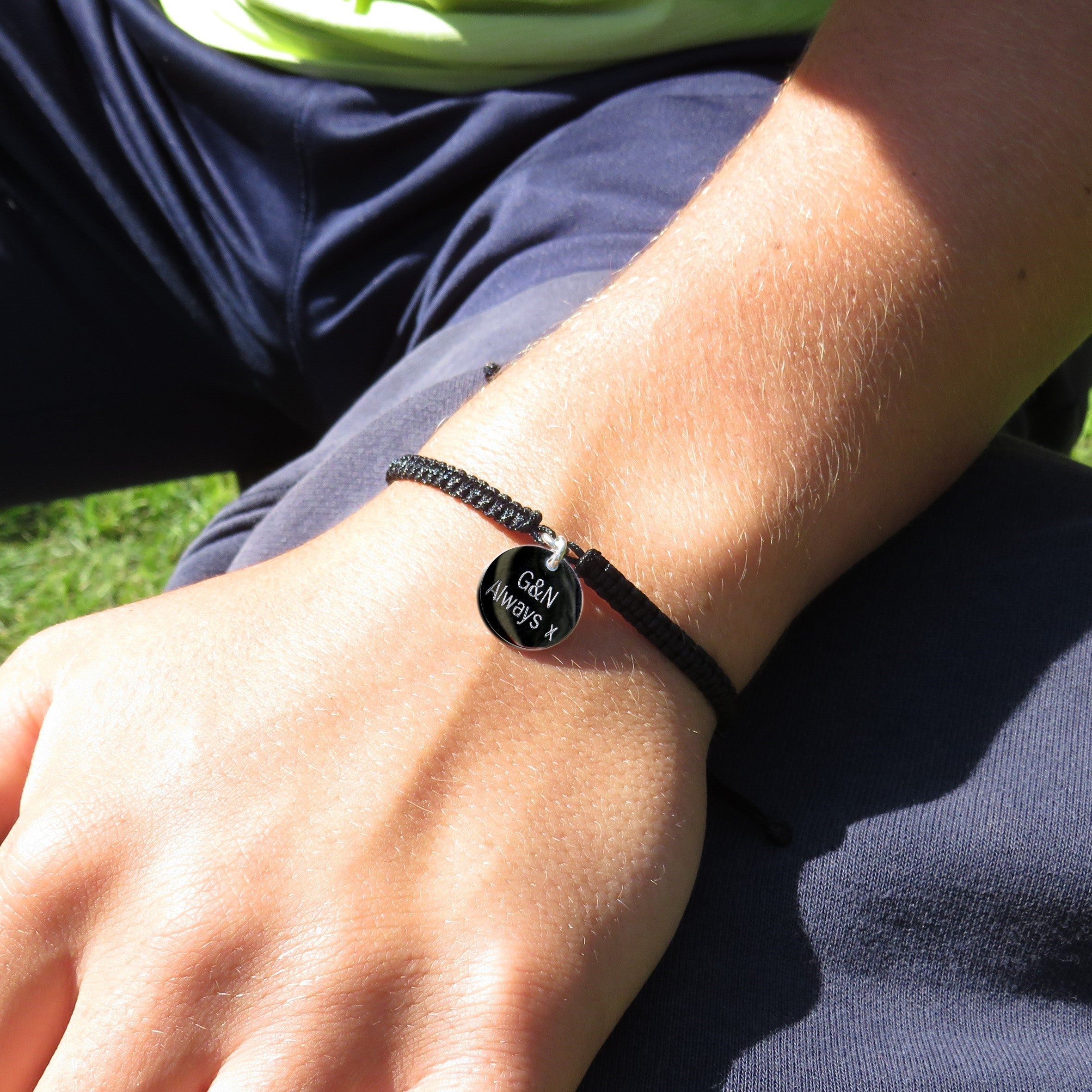 Personalised Men's Friendship Bracelet