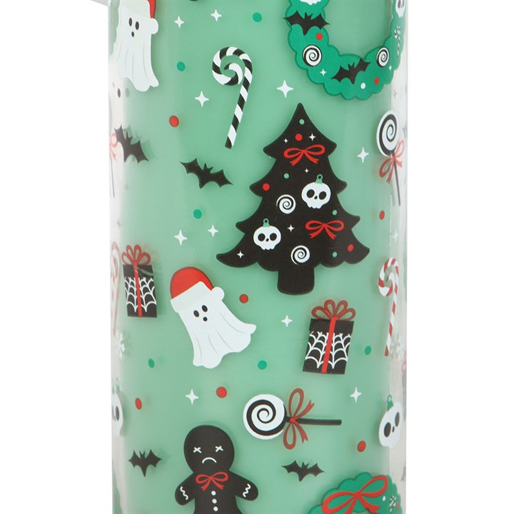 Merry Creepmas Cursed Candy Cane Tube Candle - Candles - Inspired Creative Gifts