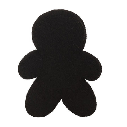 Black Gingerdead Man Boucle Cushion - Inspired Creative Gifts