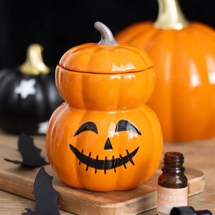 Stacked Pumpkin Oil Burner and Wax Warmer - Oil Burner - Inspired Creative Gifts