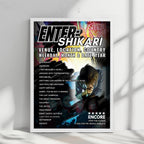 Enter Shikari Setlist Poster - Patronaat Stage 1, Haarlem, Netherlands - June 6th, 2024