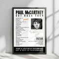 Paul McCartney Setlist Poster - Climate Pledge Arena, Seattle - May 3rd, 2022
