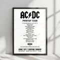 AC/DC Setlist Poster - Veltins-Arena, Gelsenkirchen - May 21st, 2024
