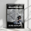 Billie Eilish Setlist Poster - Ball Arena, Denver - November 19th, 2024