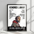 Kendrick Lamar Setlist Poster - Parc del Fòrum, Barcelona - June 2nd, 2023