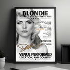 Blondie Setlist Poster - Pandemonium Gold Coast 2024 - April 27th, 2024