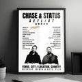 Chase & Status Setlist Poster - Boardmasters 2024, Watergate Bay, Newquay, England - August 9th, 2024