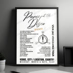 Panic! at the Disco Setlist Poster - AO Arena, Manchester - March 10th, 2023