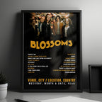 Blossoms Setlist Poster - The Great Hall, Cardiff University Students' Union, Cardiff - November 9th, 2024