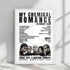 My Chemical Romance Setlist Poster - Ball Arena, Denver - September 30th, 2022