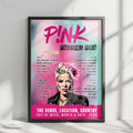 P!nk Setlist Poster - Tacoma Dome, Tacoma - September 3rd, 2024