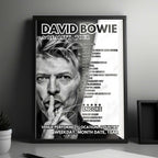 David Bowie Setlist Poster - Roy Wilkins Auditorium, St. Paul - October 18th, 1997