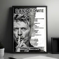 David Bowie Setlist Poster - Koengen, Bergen - June 17th, 2004