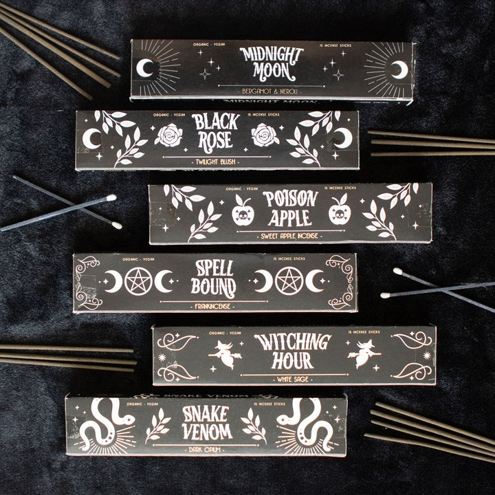 Set of 6 Midnight Ritual Incense Sticks - Incense Sticks & Cones - Inspired Creative Gifts