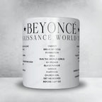 Beyoncé Setlist Mug - Estadi Olímpic Lluís Companys, Barcelona - June 8th, 2023