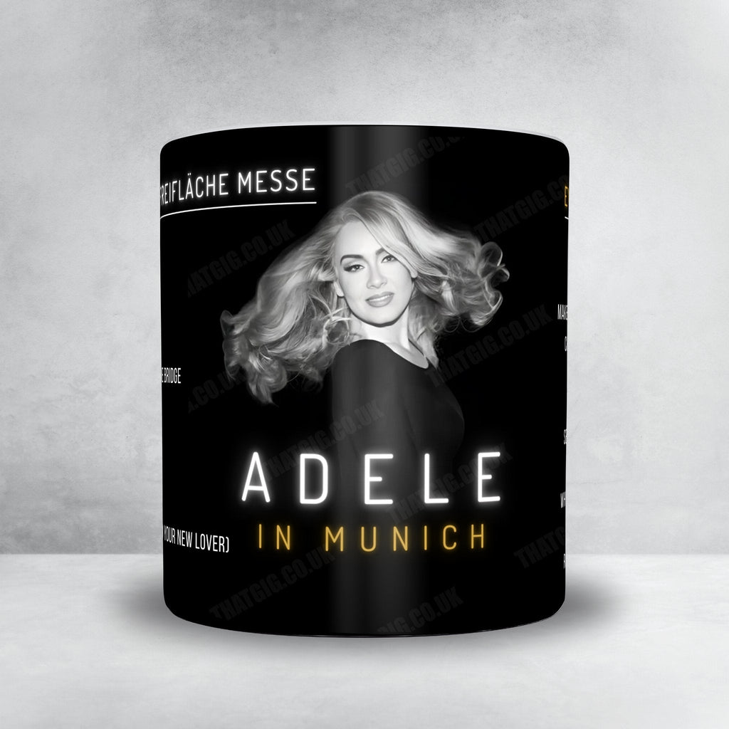 Adele Setlist Mug - Sonderfreifläche Messe, Munich - August 10th, 2024