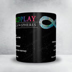 Coldplay Setlist Mug - BC Place Stadium, Vancouver - September 22nd, 2023