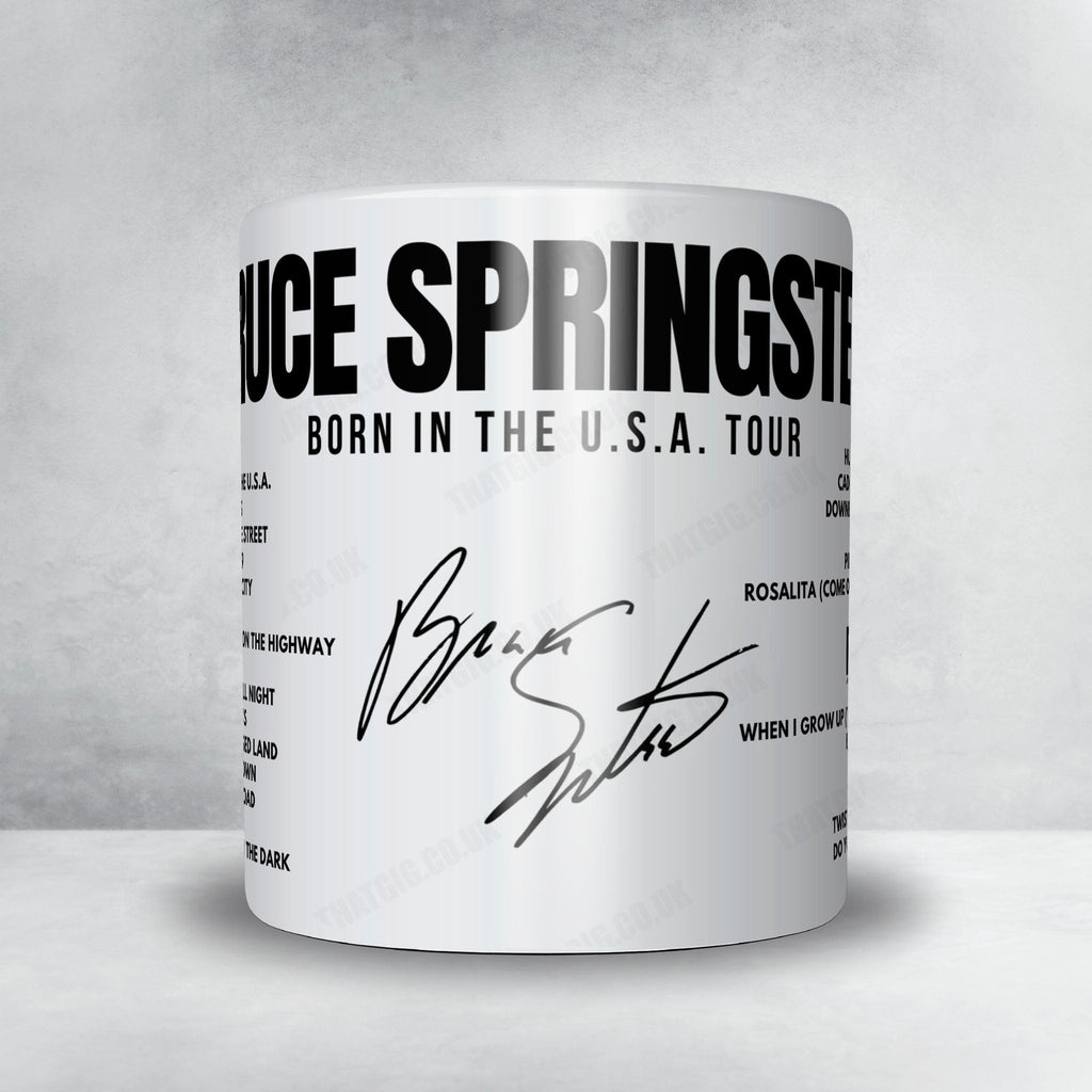 Bruce Springsteen Setlist Mug - Birmingham-Jefferson Civic Center Coliseum, Birmingham - December 6th, 1984