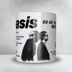 Oasis Setlist Mug - Vorst Nationaal / Forest National, Vorst / Forest - January 13th, 2009