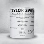 Taylor Swift Setlist Mug - Wembley Stadium, London on June 23rd 2024.