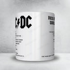 AC/DC Setlist Mug - Etihad Stadium, Manchester - June 9th, 2016