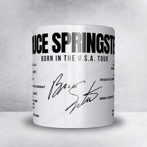 Bruce Springsteen Setlist Mug - Los Angeles Sports Arena, Los Angeles - October 29th, 1984 | Setlist Mug | Inspired Creative Gifts