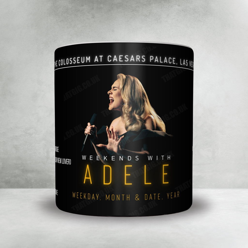 Adele Setlist Poster - The Colosseum at Caesars Palace, Las Vegas - November 22nd, 2024