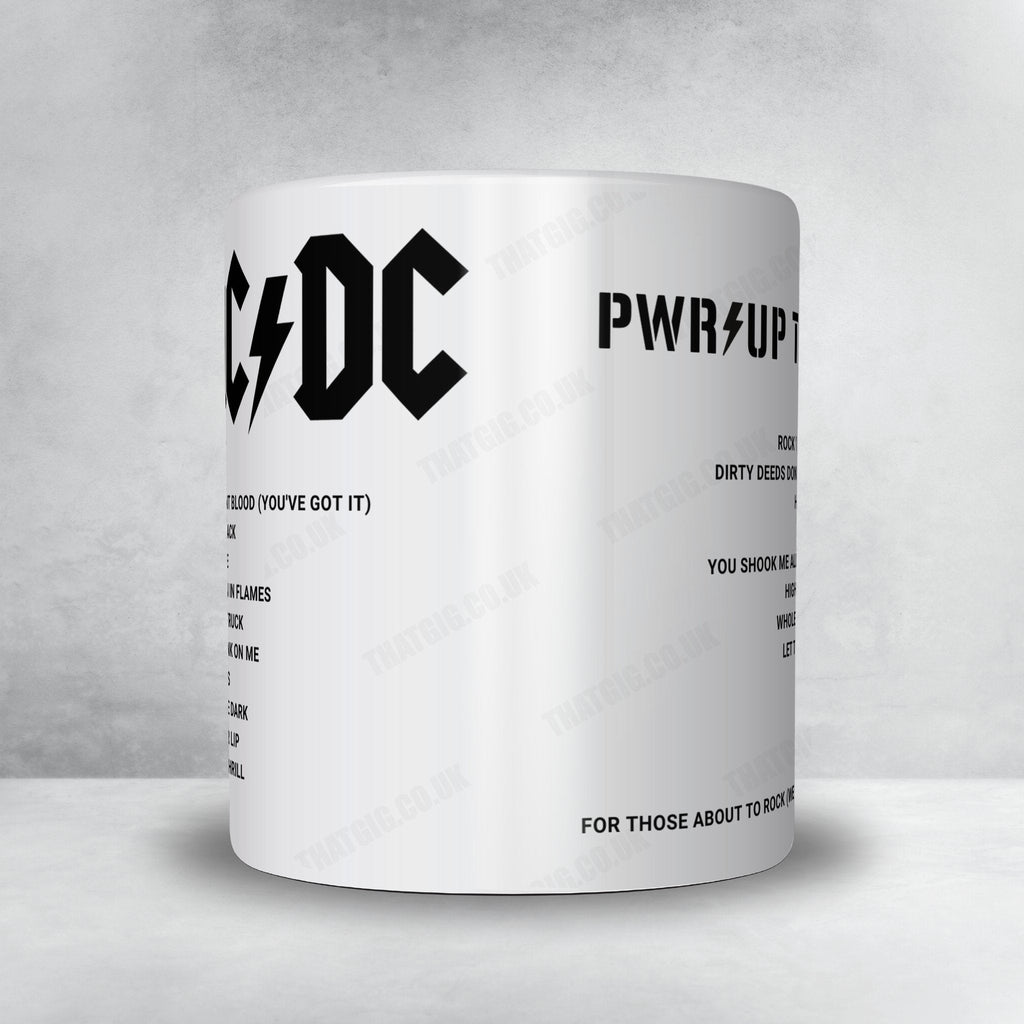 AC/DC Setlist Mug - Ernst Happel Stadion, Vienna - June 23rd, 2024