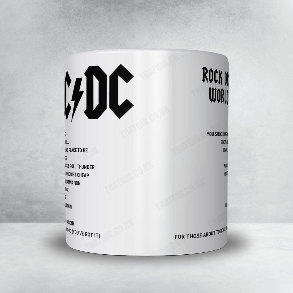 AC/DC Setlist Mug - Ernst Happel Stadion, Vienna - May 19th, 2016