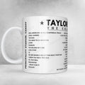 Taylor Swift Setlist Mug - Principality Stadium, Cardiff, Wales - June 18th, 2024