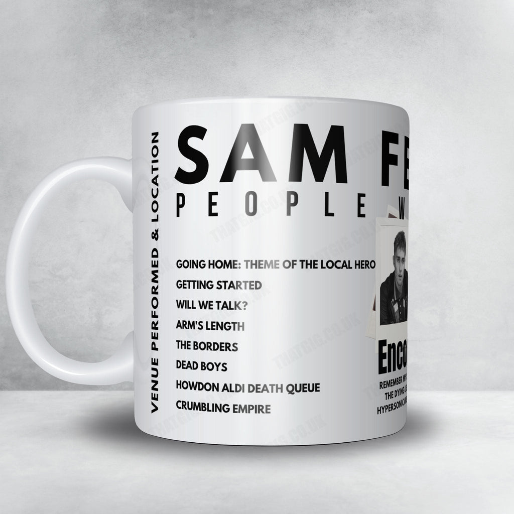 Sam Fender Setlist Mug - Zenith, Munich - March 12th, 2025