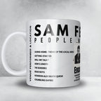 Sam Fender Setlist Mug - Zenith, Munich - March 12th, 2025