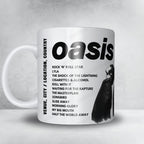 Oasis Setlist Poster - The Palace of Auburn Hills, Auburn Hills - December 13th, 2008
