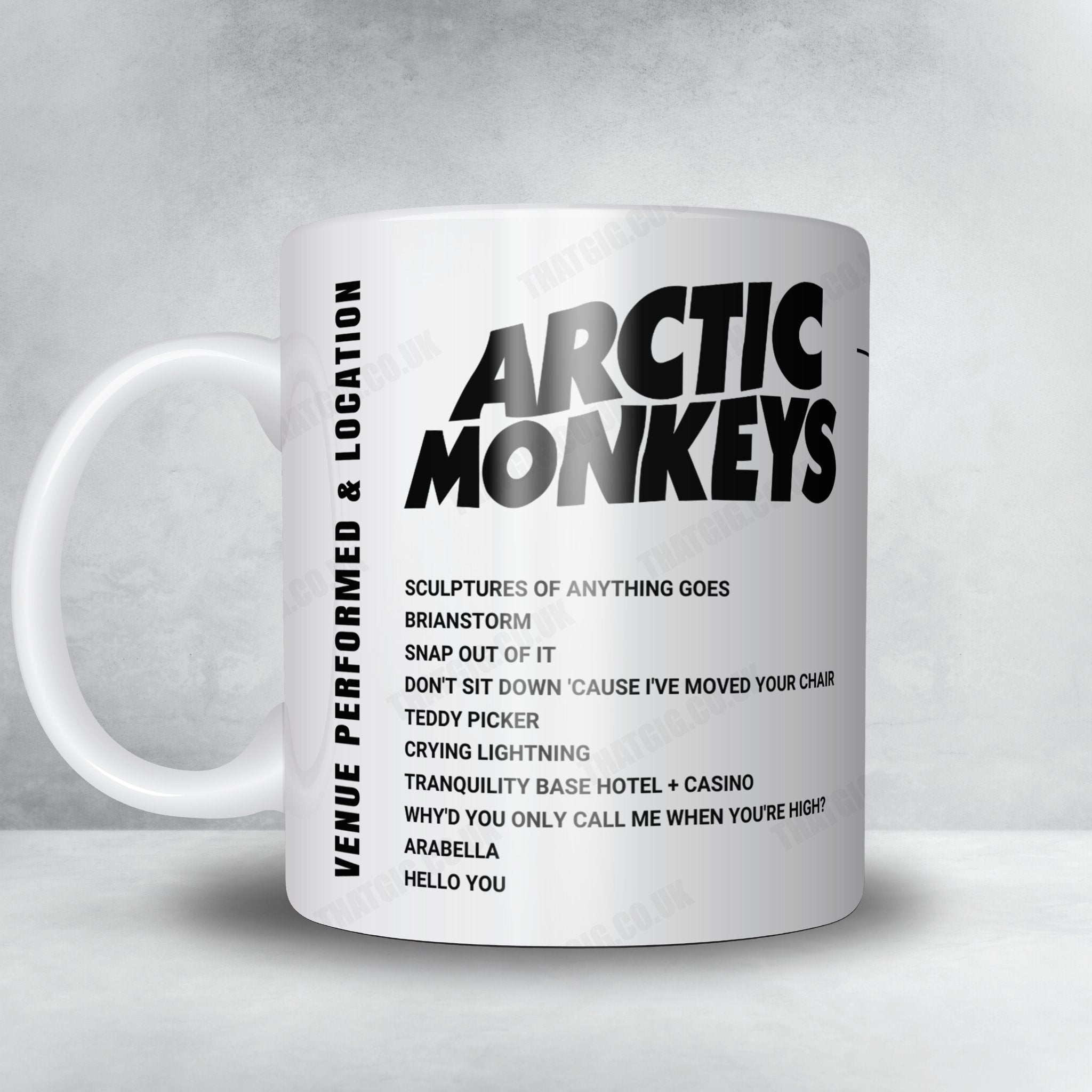 Arctic Monkeys Setlist Mug - Port of Burgas, Burgas - August 12th, 2022
