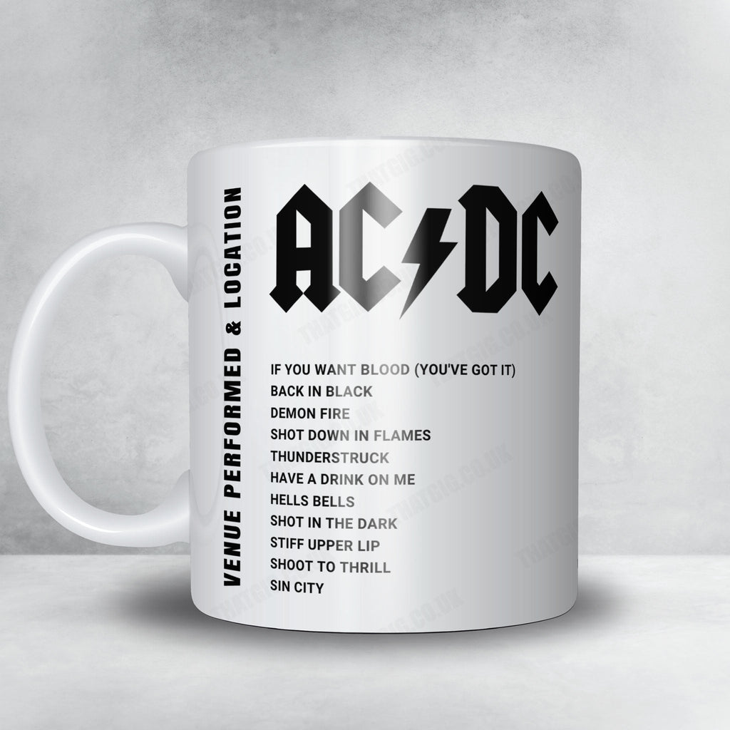 AC/DC Setlist Poster - Veltins-Arena, Gelsenkirchen - May 21st, 2024