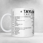 Taylor Swift Setlist Mug - Lucas Oil Stadium, Indianapolis, USA - November 2nd, 2024