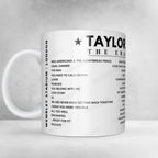 Taylor Swift Setlist Mug - Wembley Stadium, London - August 20th, 2024