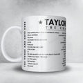 Taylor Swift Setlist Mug - Lincoln Financial Field, Philadelphia - May 14th, 2023