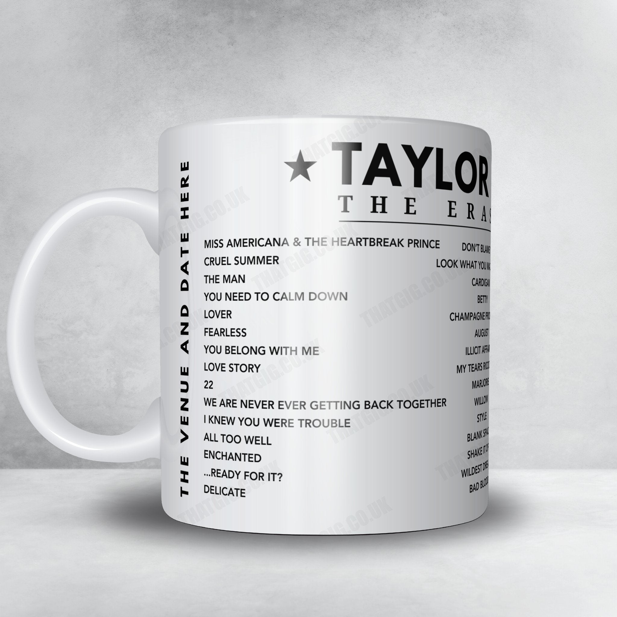 Taylor Swift Setlist Poster - NRG Stadium, Houston - April 23rd, 2023