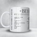 Beyoncé Setlist Mug - BT Murrayfield Stadium, Edinburgh - May 20th, 2023