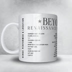 Beyoncé Setlist Mug - BT Murrayfield Stadium, Edinburgh - May 20th, 2023